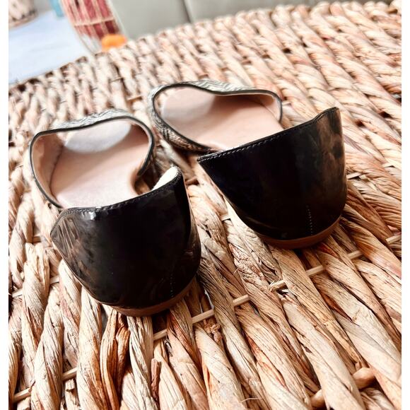 Antonella Peep-Toe Flat Sandals, Size 8 - Picture 6 of 8